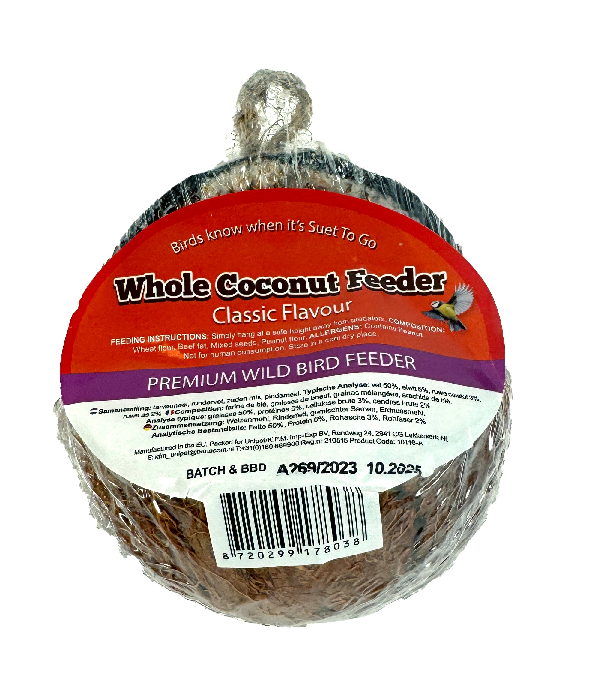 Suet To Go Hele Kokosnoot