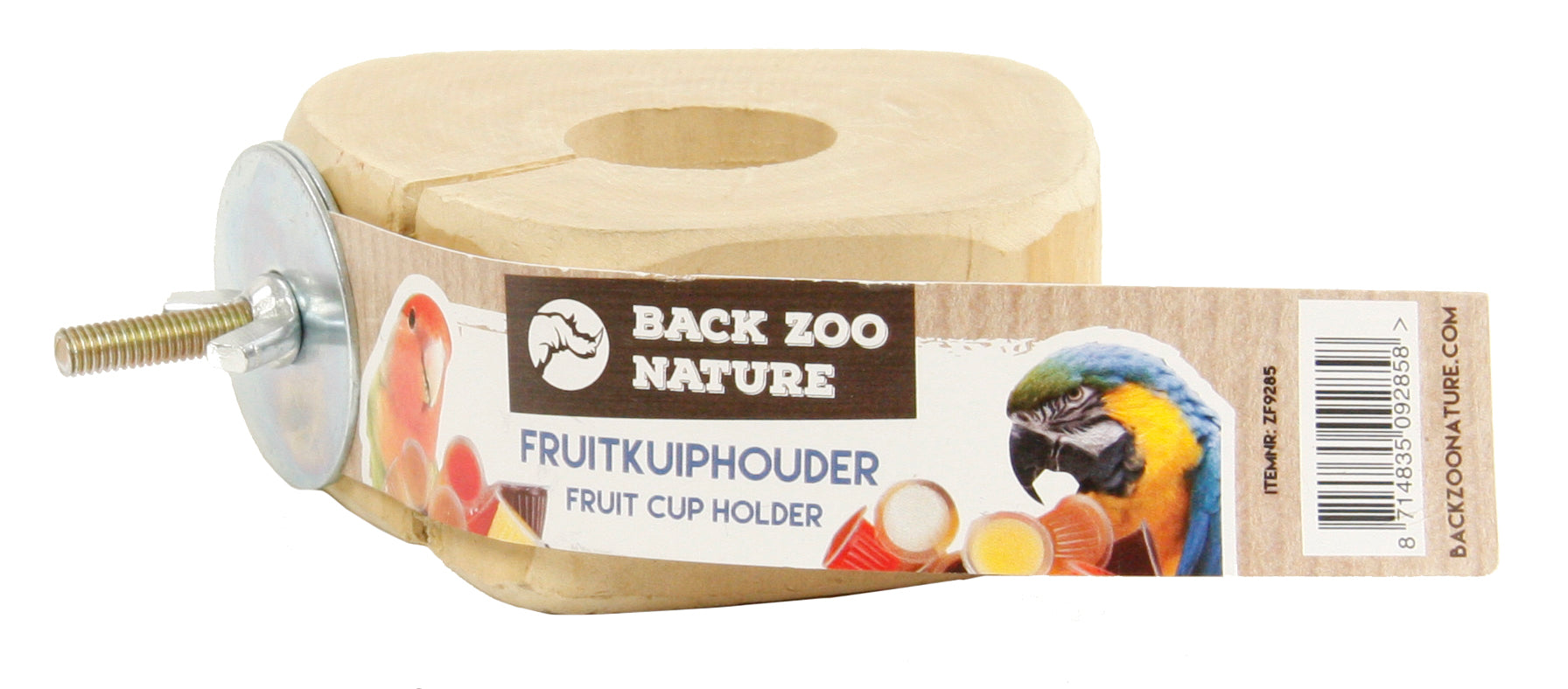 Back Zoo Nature fruitkuipje houder met schroef