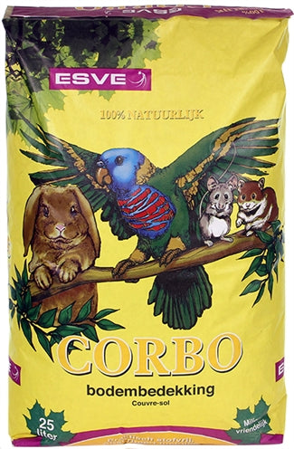 Corbo Bodembedekking voor grasparkieten 25 liter