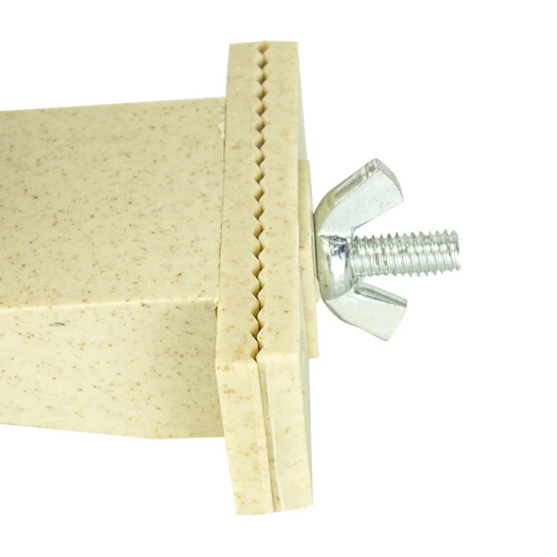 Easy-Lock Voerbak Back Zoo Nature Bamboe 7X9,5 cm - Schroef