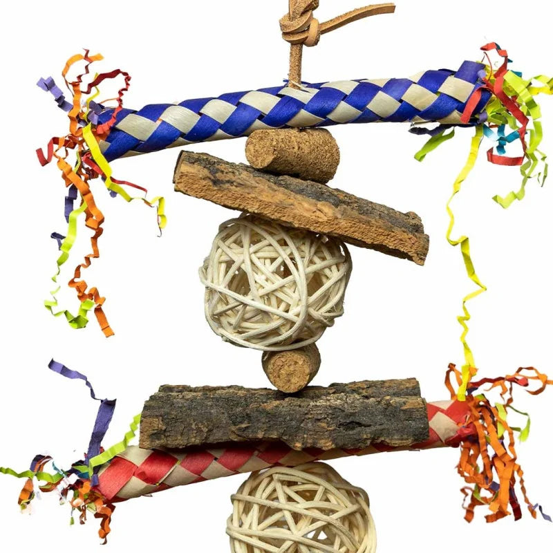 Foerageerspeelgoed Corky Finger Traps Back Zoo Nature 35X18X8 cm - 3