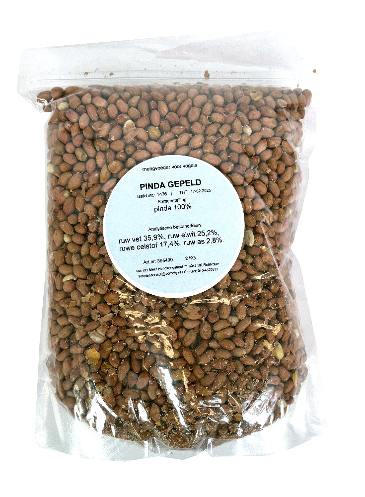 Gepelde Pinda's De Vries 2 KG - Achter