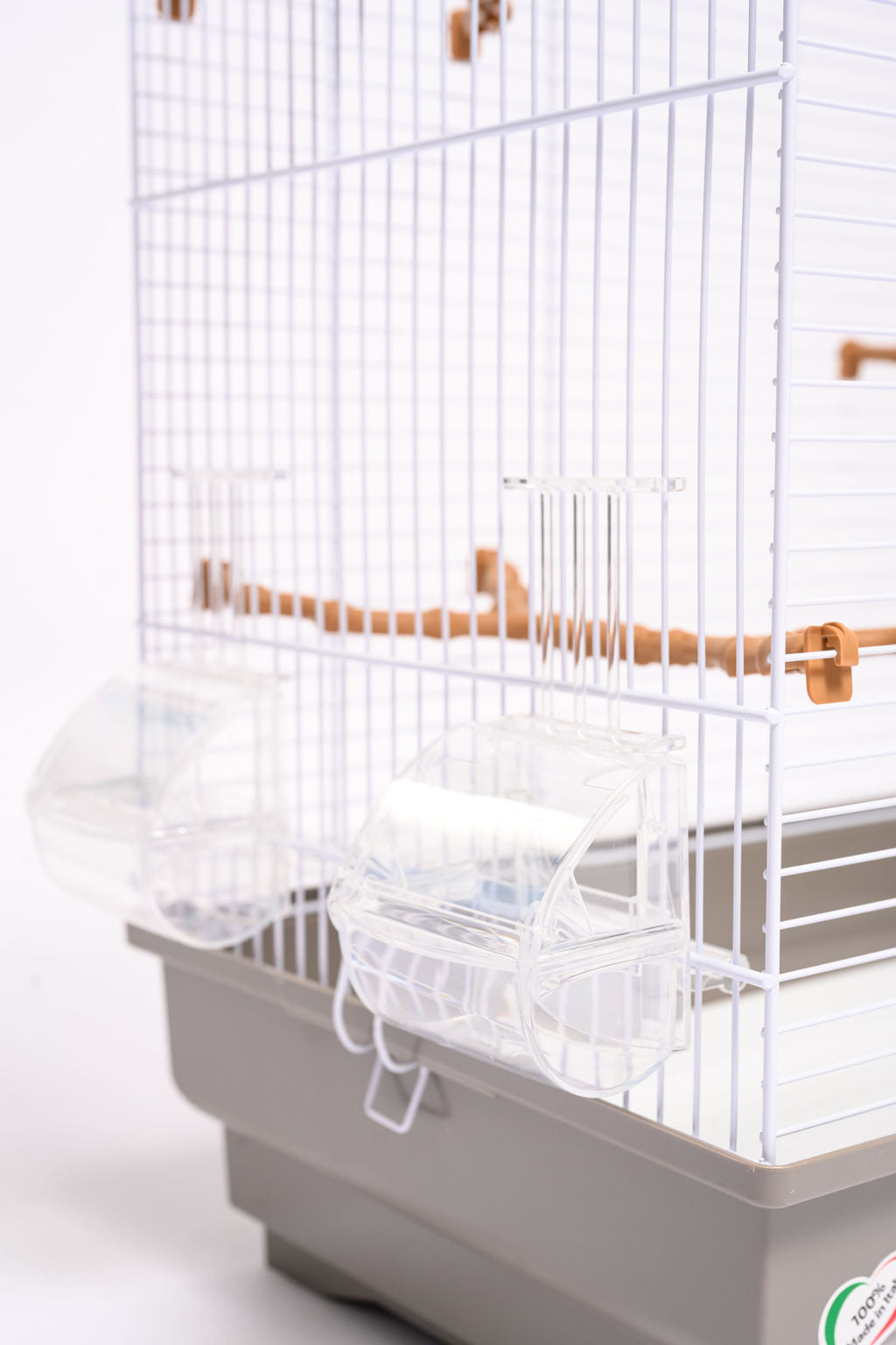 Grasparkieten Kooi Carlotta Imac Voerbak