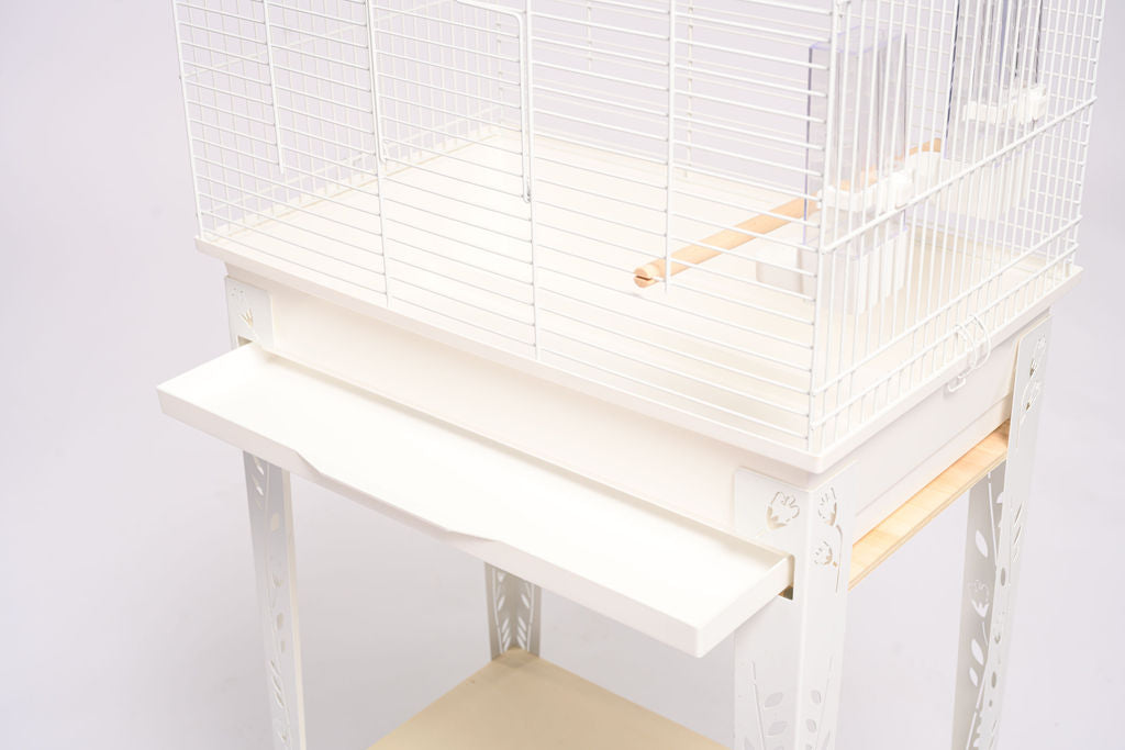 Grasparkieten Kooi Patio met Standaard Zolux Onderbak 2