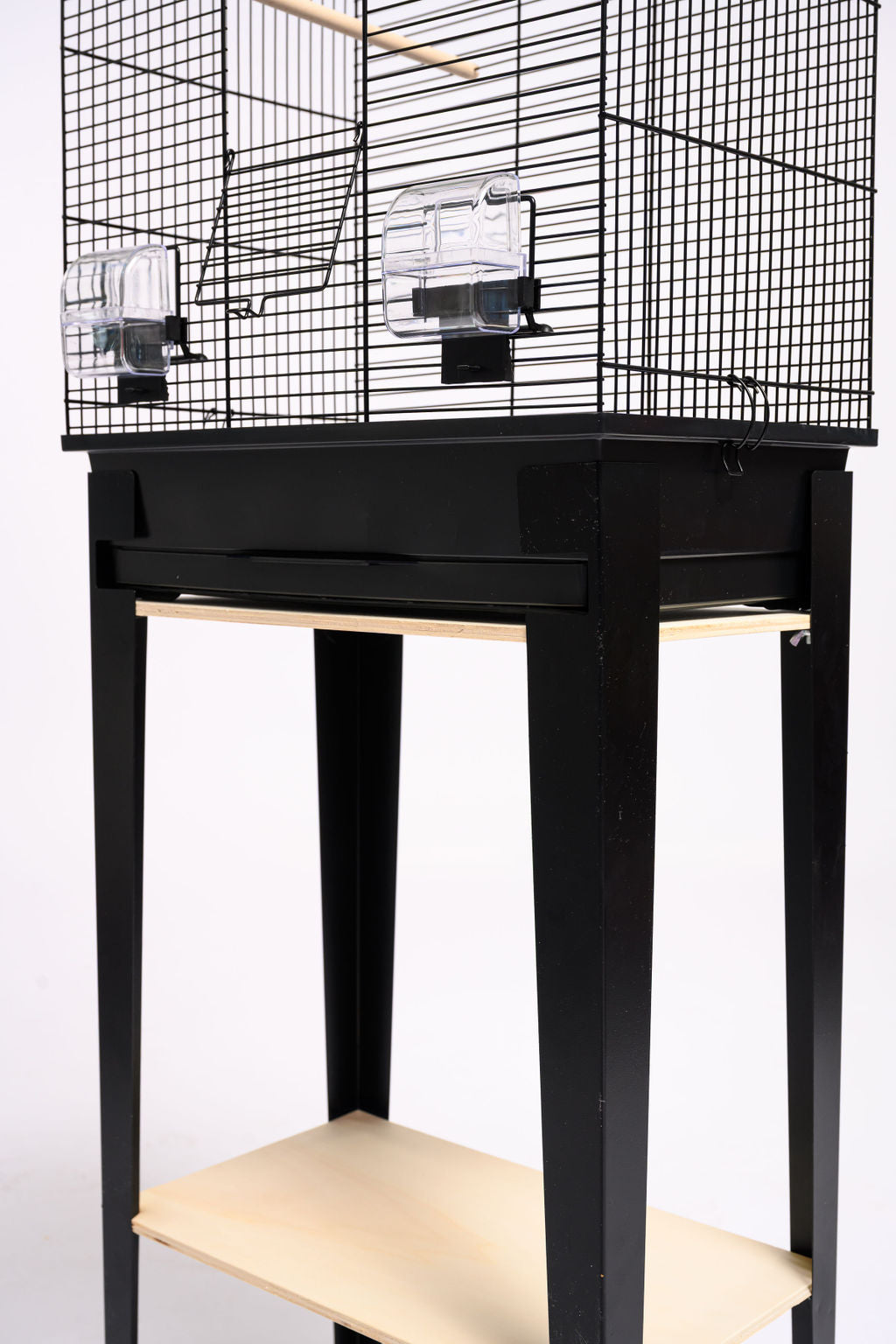 Grasparkieten kooi Chic Loft met Standaard | Zolux | Voor Kleine Vogelsoorten | Zwart