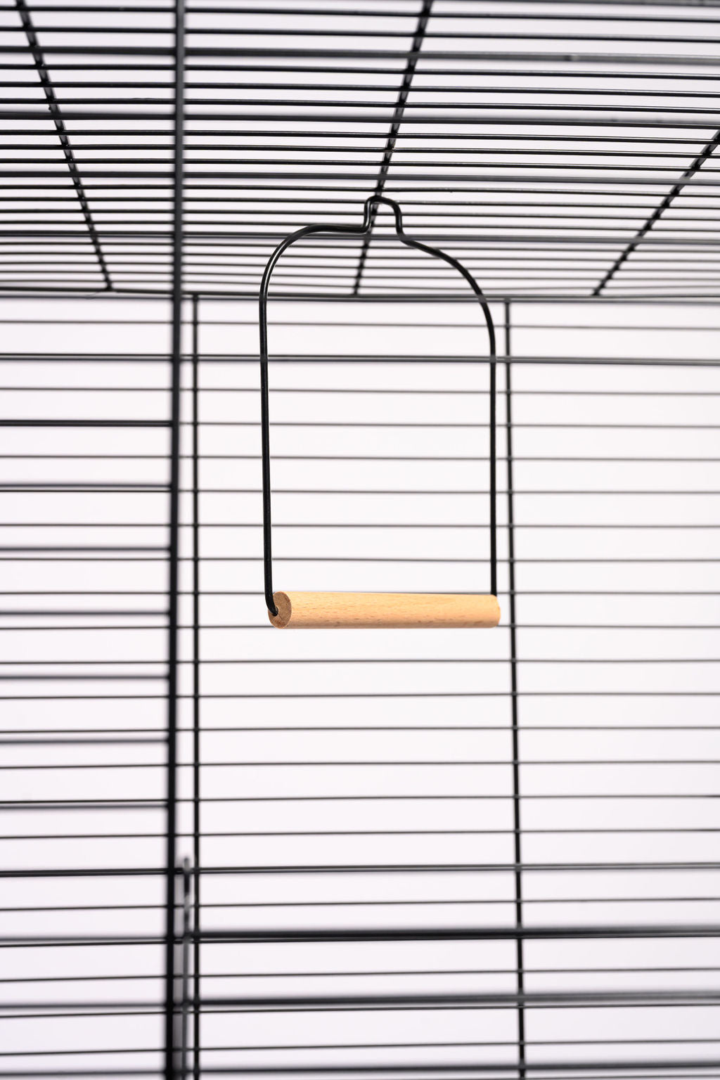 Grasparkieten kooi Chic Loft met Standaard Zolux Schommel