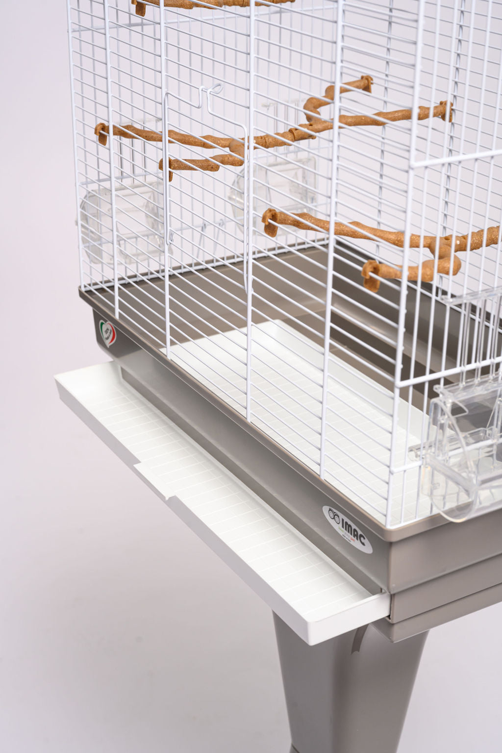 Grasparkieten kooi met standaard Camilla Imac Onderbak