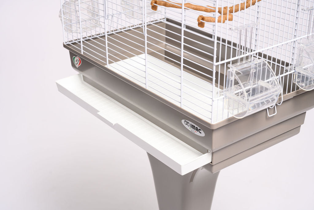 Grasparkieten kooi met standaard Camilla Imac Onderbak 2