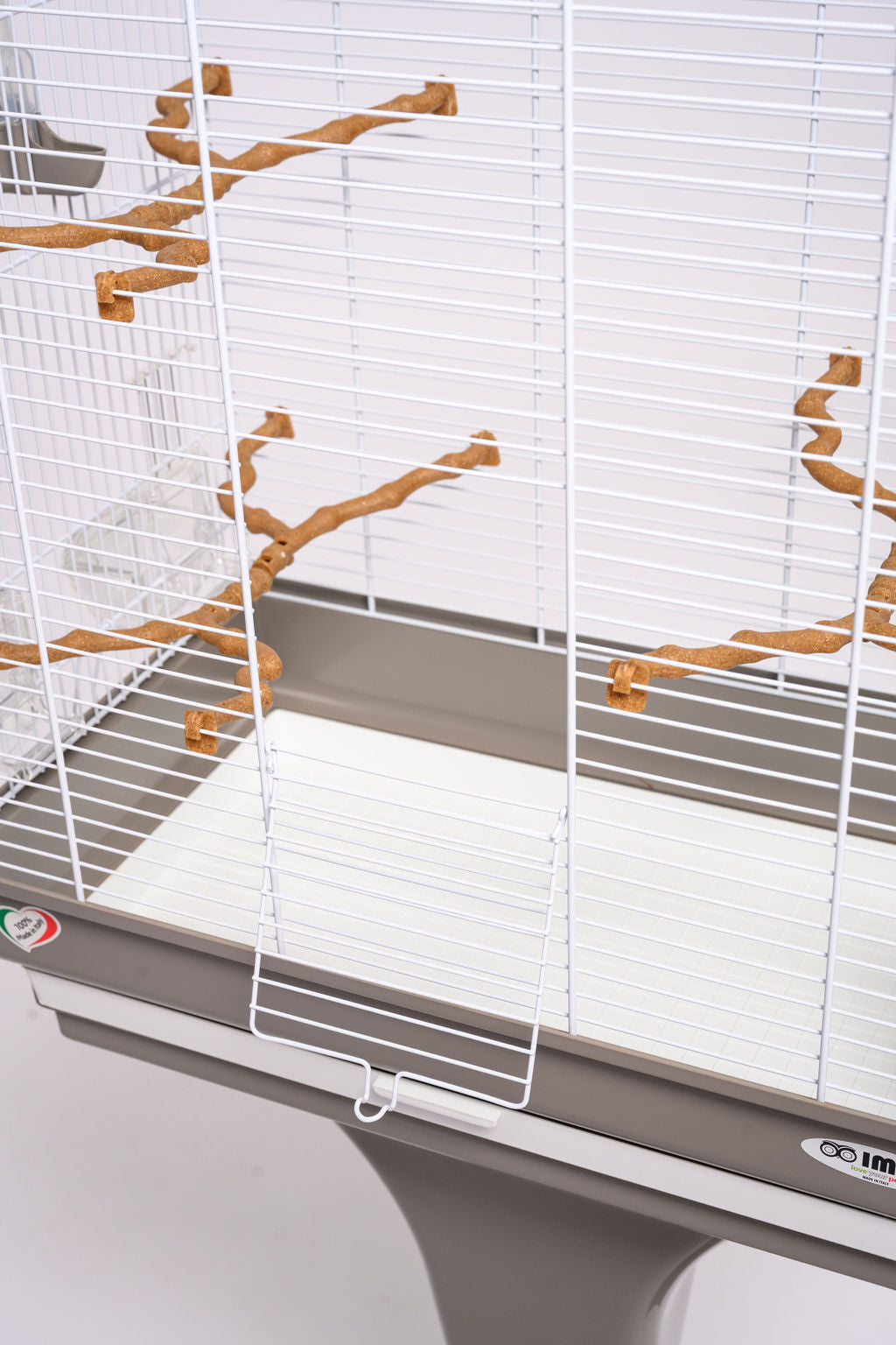 Grasparkieten kooi met standaard Camilla Imac Voordeur