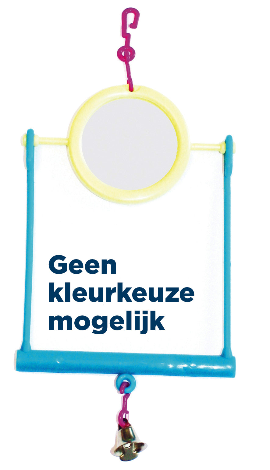 Spiegel + Schommel voor Kleine Vogels Fun At The Fair | Happy Pet | 19,5X10X1,5 CM