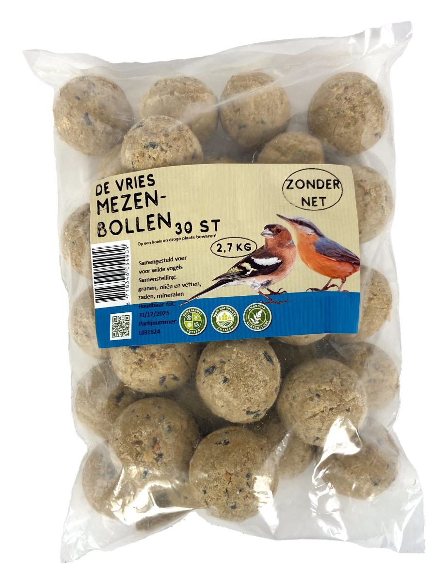 Mezenbollen Zonder Net De Vries 30 stuks