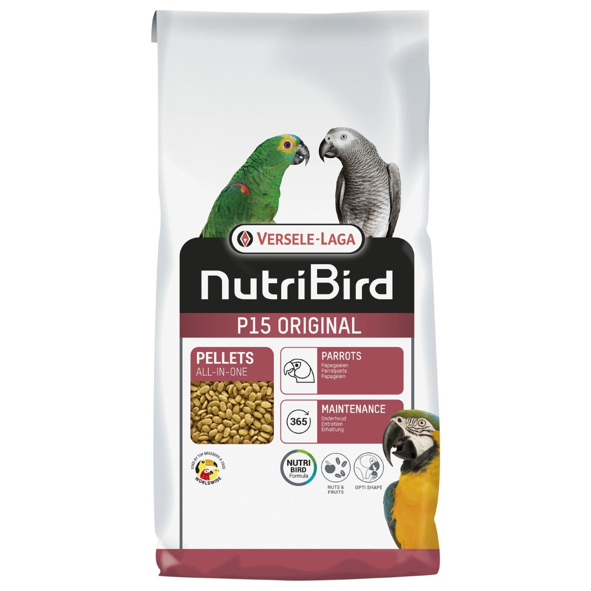 Nutribird P15 Original Papegaai | Versele-Laga | 1, 3 of 10 KG