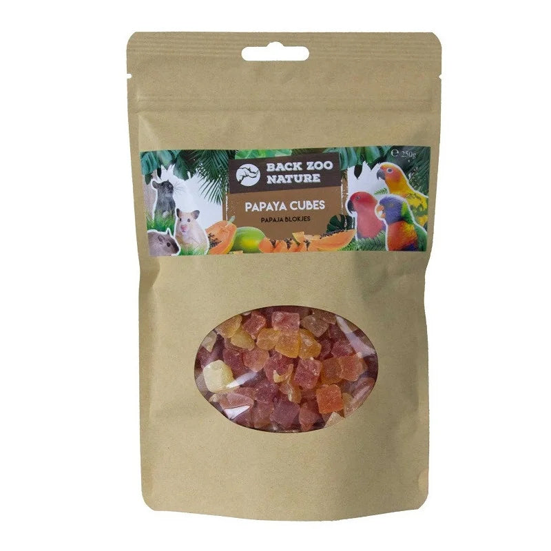 Papajablokjes Back Zoo Nature 250 gr - Verpakking