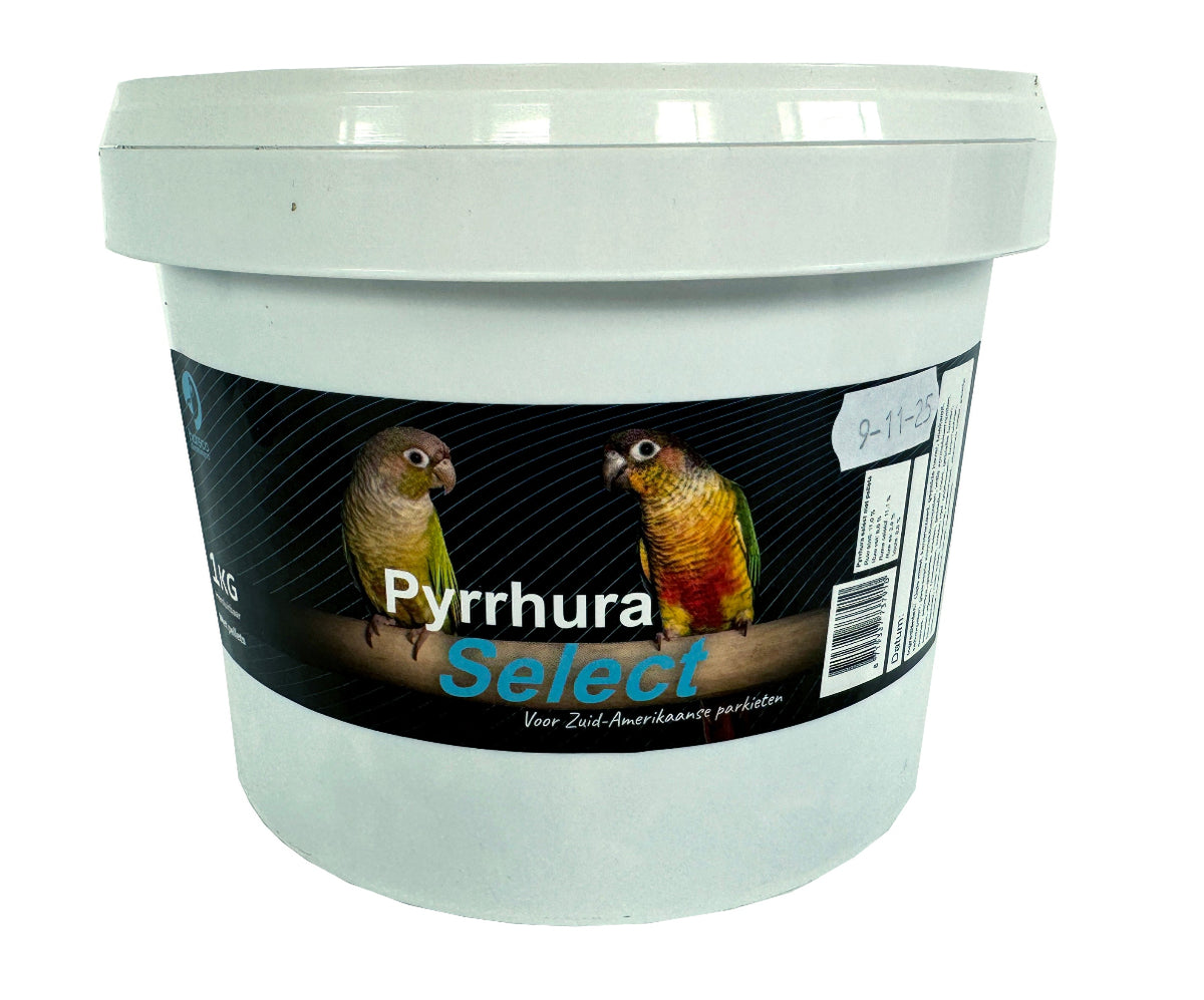 Pyrrhura Select met Pellets Hareco 1 KG