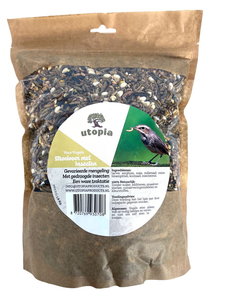 Strooivoer met Insecten Utopia 1,8 KG