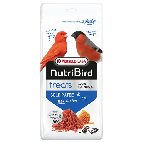 Treats Gold Patee Red Fusion Kanaries en Vinken Nutribird 250 GR