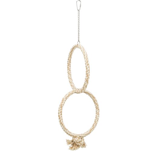 Trixie Dubbeletouwring Naturel voor Grasparkieten