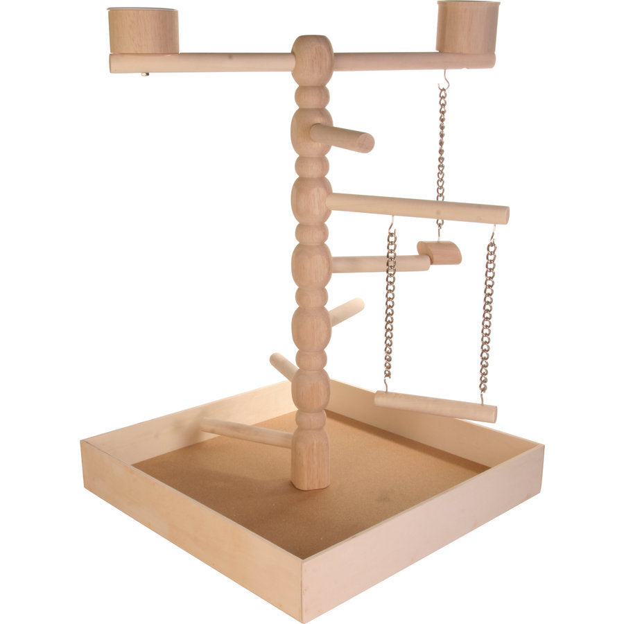 Trixie - Speelplaats Hout voor Grasparkieten - 41 X 41 X 55 cm