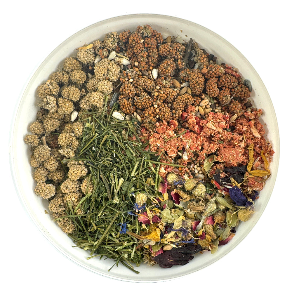 Valkparkiet Select Zonder Pellets Hareco 1,8 KG - Inhoud