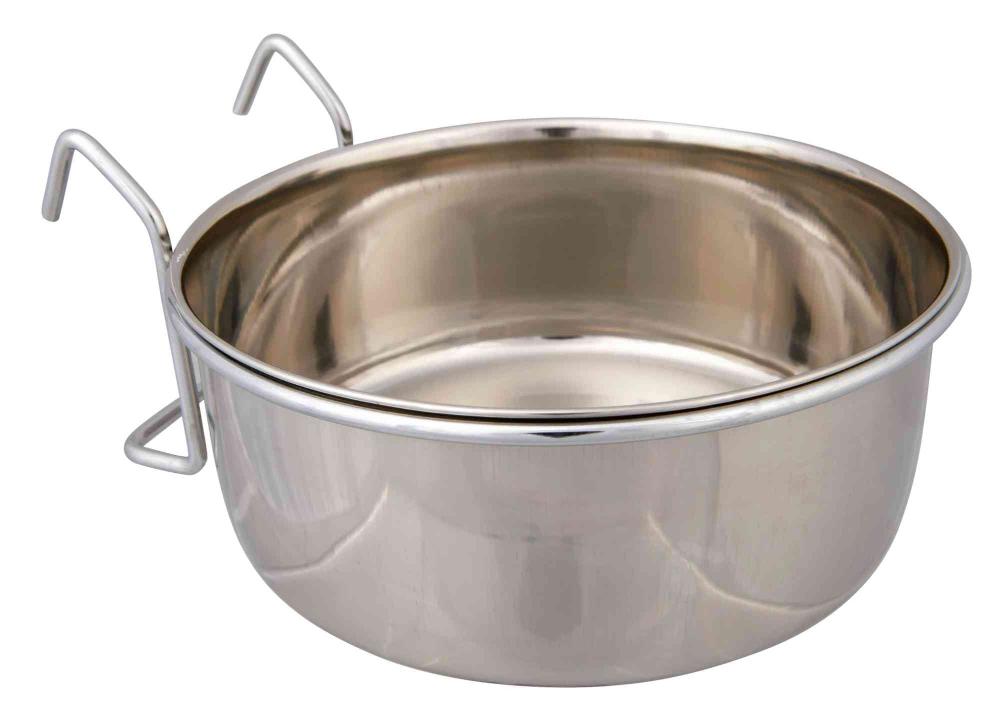 Vogel Voerbak met Houder Trixie RVS 900ML