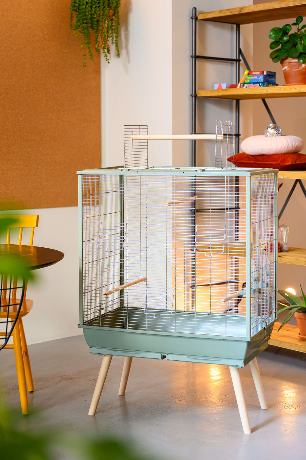 Vogelkooi Neolife Zolux Groen Klein Sfeer