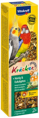 Valkparkiet Kracker Honing & Eucalyptus | Vitakraft |2 IN 1