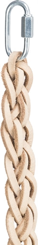 Valk & Grasparkieten Speelgoed met Veters | Trixie | Leer & Hout | 50 CM