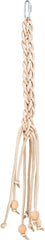 Valk & Grasparkieten Speelgoed met Veters | Trixie | Leer & Hout | 50 CM