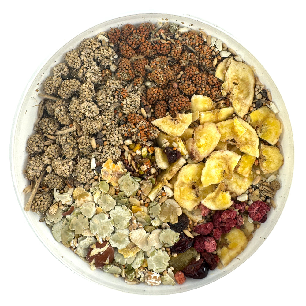 Agapornis Select Met Pellets Hareco1,8 KG - Inhoud