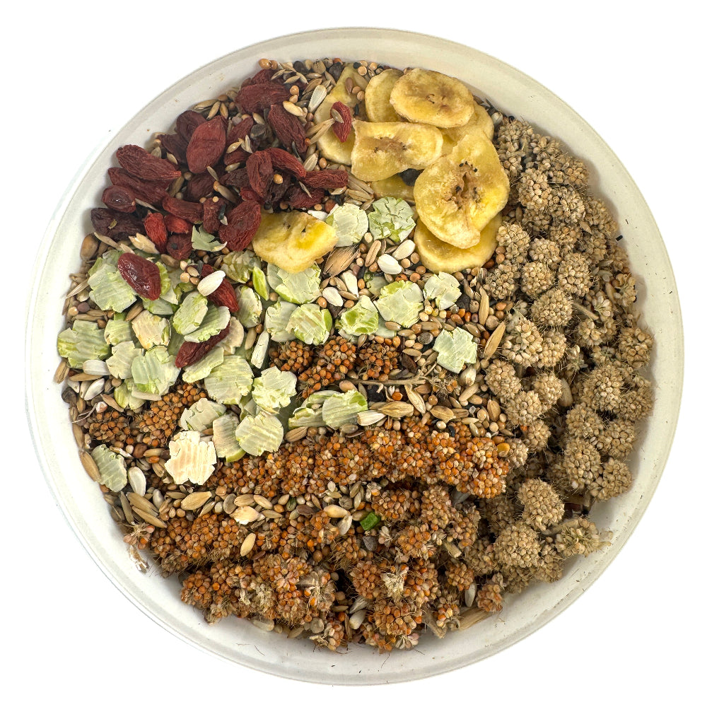 Agapornis Select Zonder Pellets Hareco 1,8 KG - Inhoud