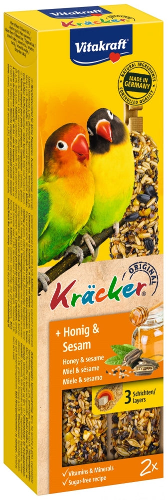 Agapornis kracker | Vitakraft | Honing | 2 IN 1