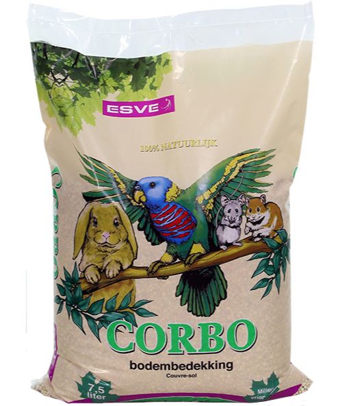 Bodembedekking Maiskolf voor Vogels Corbo 7,5 LTR