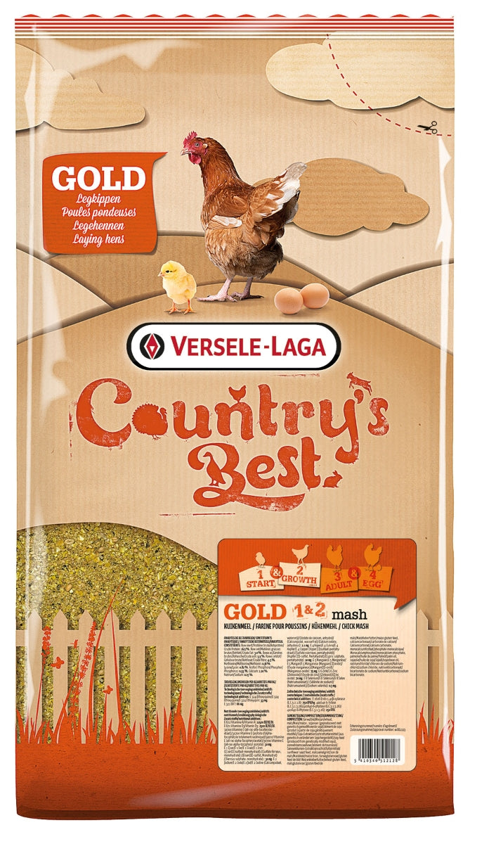 Country's Best Gold 1&2 Mash Opgroeimeel Versele-Laga 5 KG
