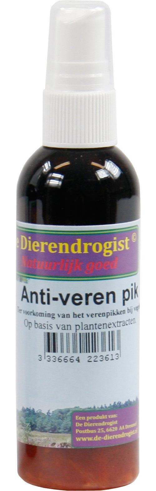 Dierendrogist  Anti-Verenpik Vogels100 ML