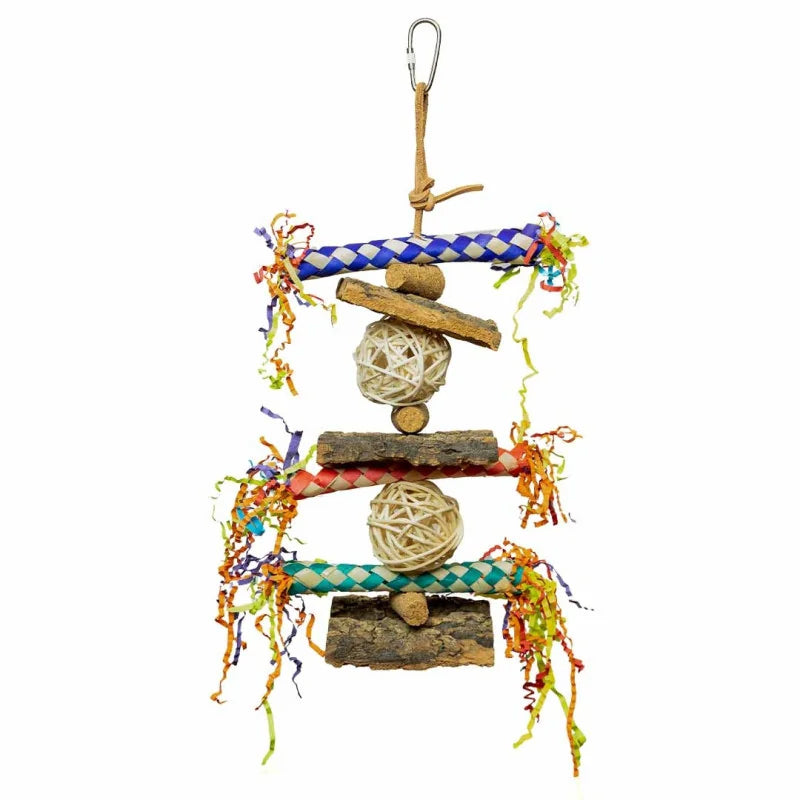 Foerageerspeelgoed Corky Finger Traps Back Zoo Nature 35X18X8 cm