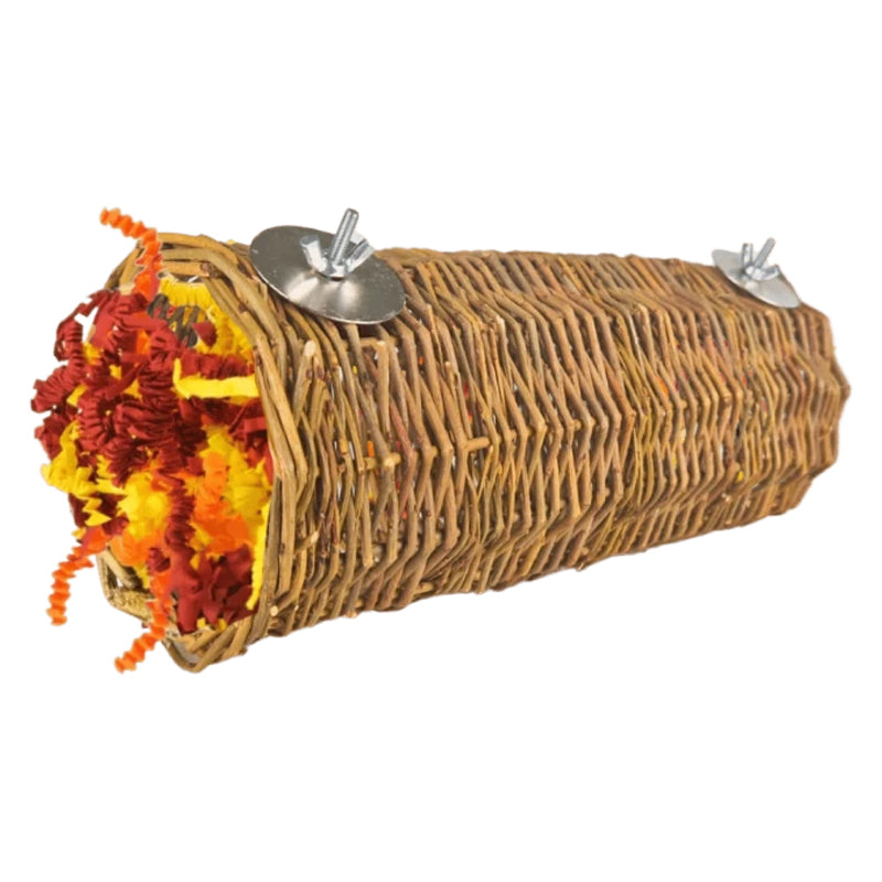 Foerageerspeelgoed Wilgen Tunnel Back Zoo Nature 25X12X12 cm - Gevuld