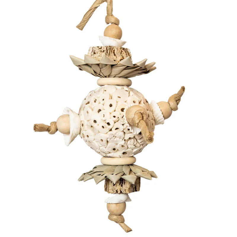 Foerageerspeelgoed 'Ball And Shells' Back Zoo Nature 30X12X12 cm - Onder