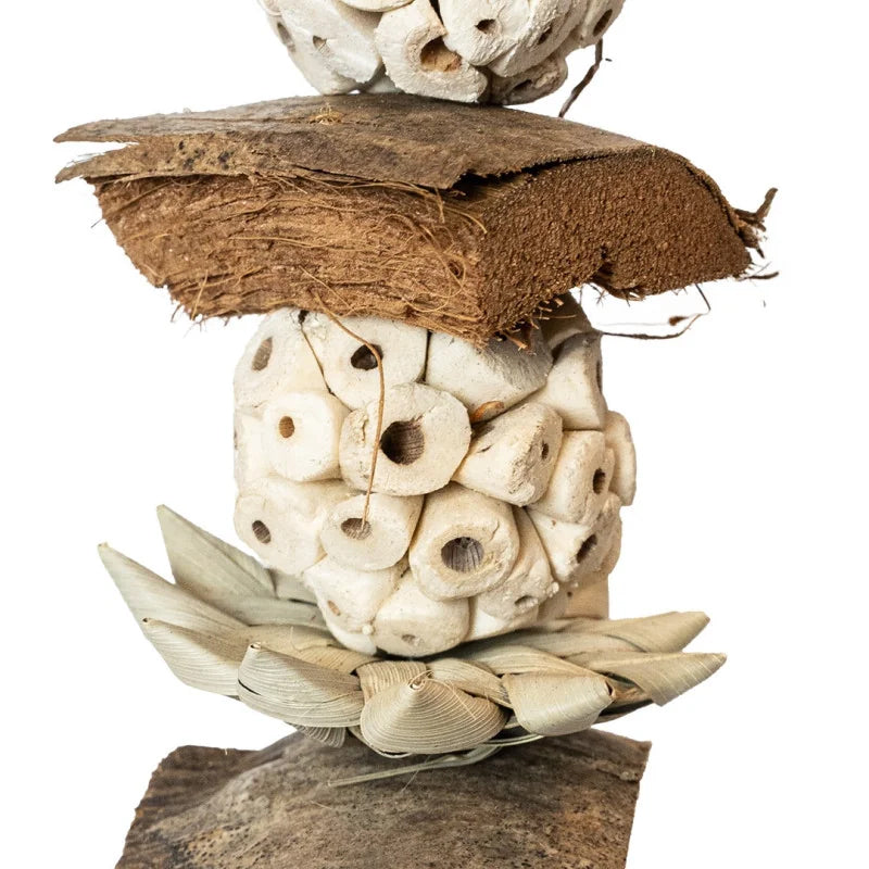 Foerageerspeelgoed 'Coco Shred Sola' Back Zoo Nature 30X8X8 cm - Midden