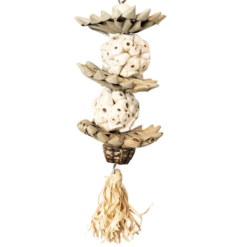 Foerageerspeelgoed 'Palm Star Balls' Back Zoo Nature 25X8X8 cm - Onder
