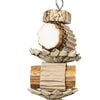 Foerageerspeelgoed 'Soft Wood Stacker' Back Zoo Nature 36X8X8 cm - Bovenkant