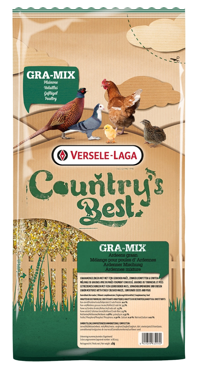 Gra-Mix Ardeens Graan voor bijv. Kippen  Versele-Laga  4 KG