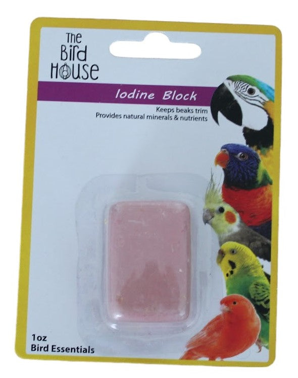 Happy Pet Mini Iodine Blok Grasparkieten 4 X 3 X 2 CM Voorkant