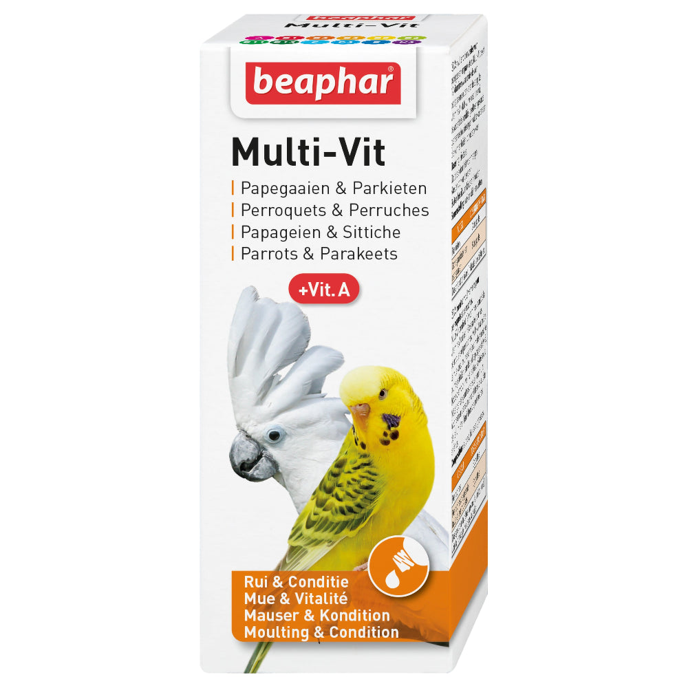 Multi-Vit voor Vogels Beaphar Vit. A, B, C & D 50ML