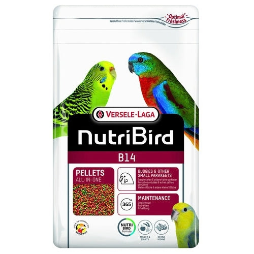 Nutribird B14 Pellets voor Grasparkieten Versele-Laga 0,8 KG