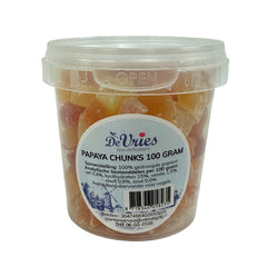 Papaya Chunks De Vries 155 ml