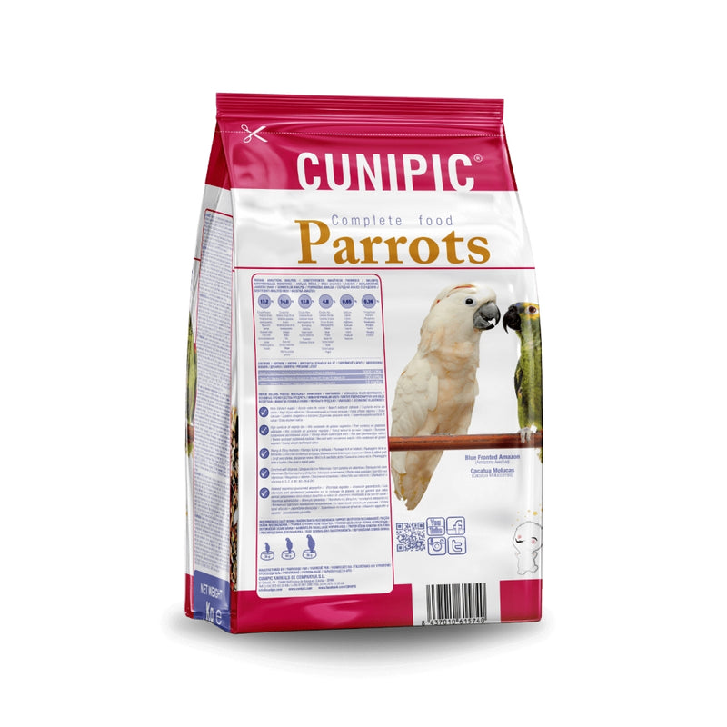 Premium Papegaai Cunipic 3KG - Achterkant