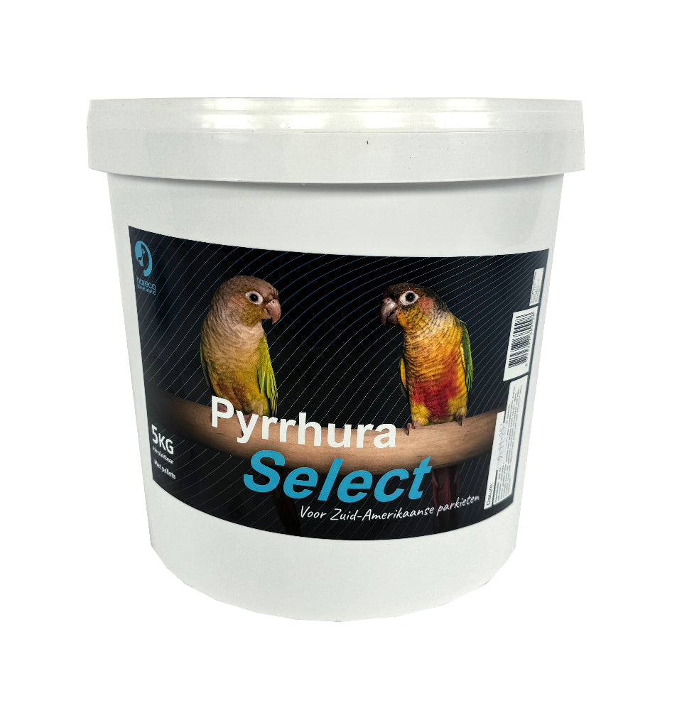 Pyrrhura Select met Pellets Hareco 5 KG