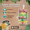 Sloopspeelgoed 'Palmleaf Tower' Back Zoo Nature 28X12X3 cm - Etiket