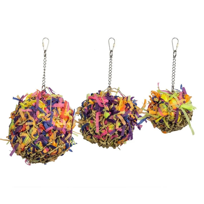 Sloopspeelgoed 'Super Shredding Bal' Back Zoo Nature 7-12 cm - 2