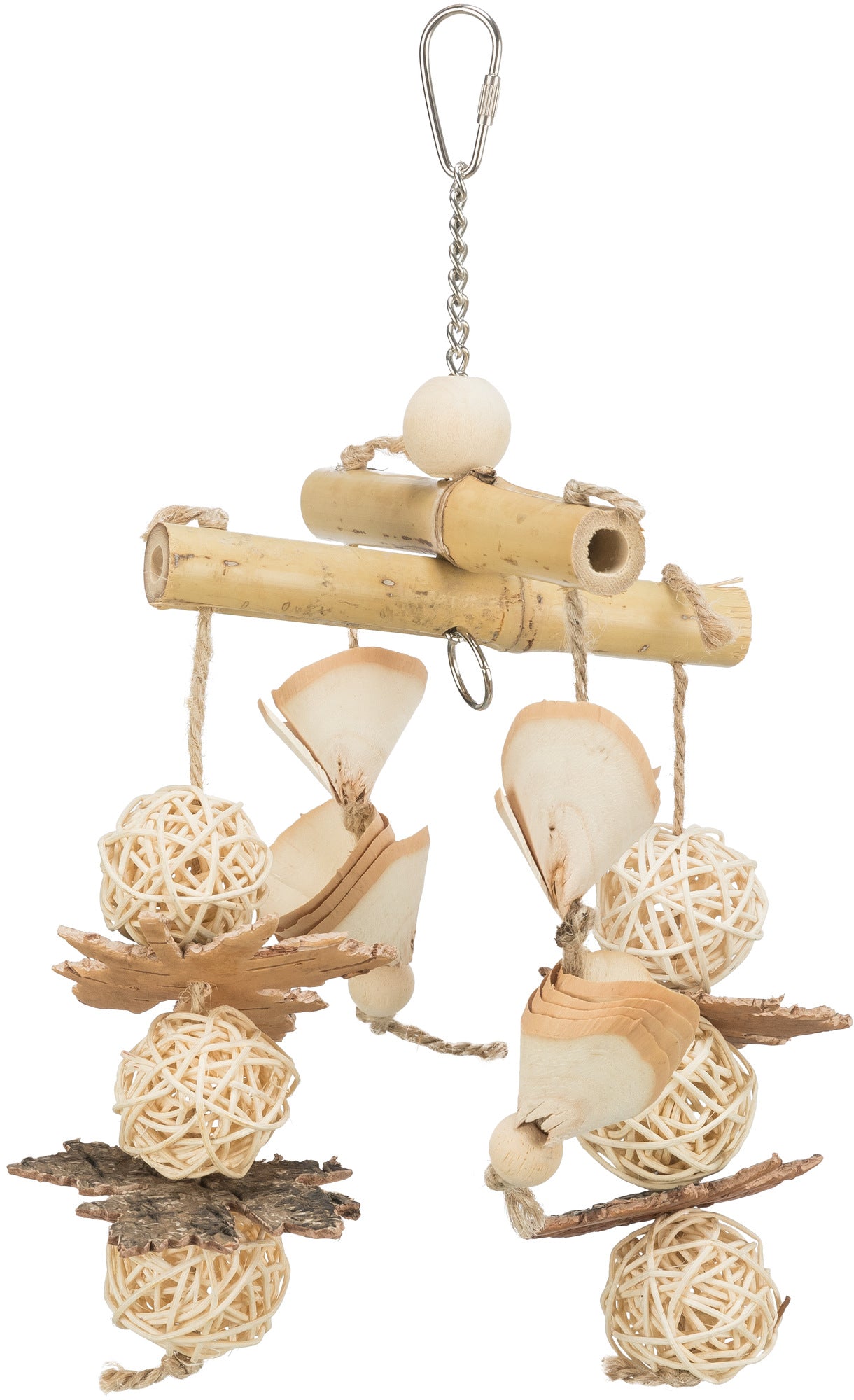 Trixie Natuurspeelgoed voor Grasparkieten Bamboe/Rotan/Hout